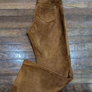 Brown Suede Danier Pants
